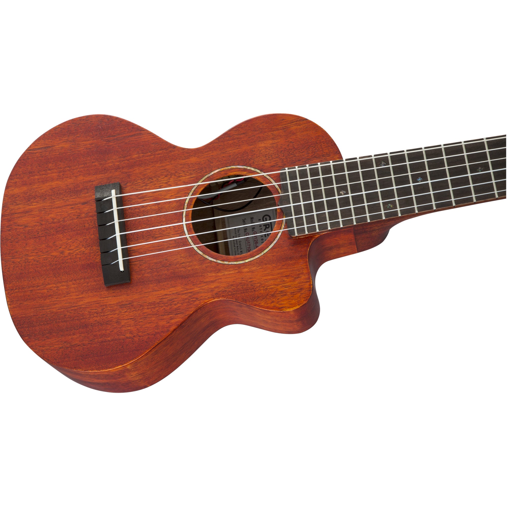 Gretsch G9126 A.C.E. Guitar-Ukulele elektrisch-akoestische guitarlele met gigbag