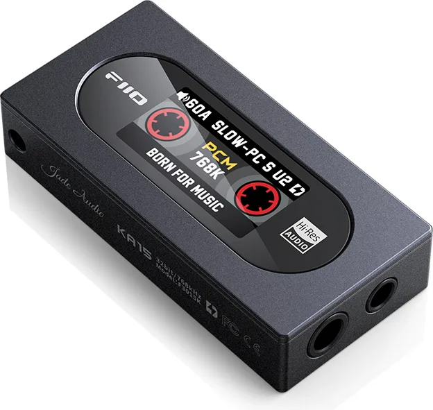 Fiio KA15 Noir DAC Audio portables