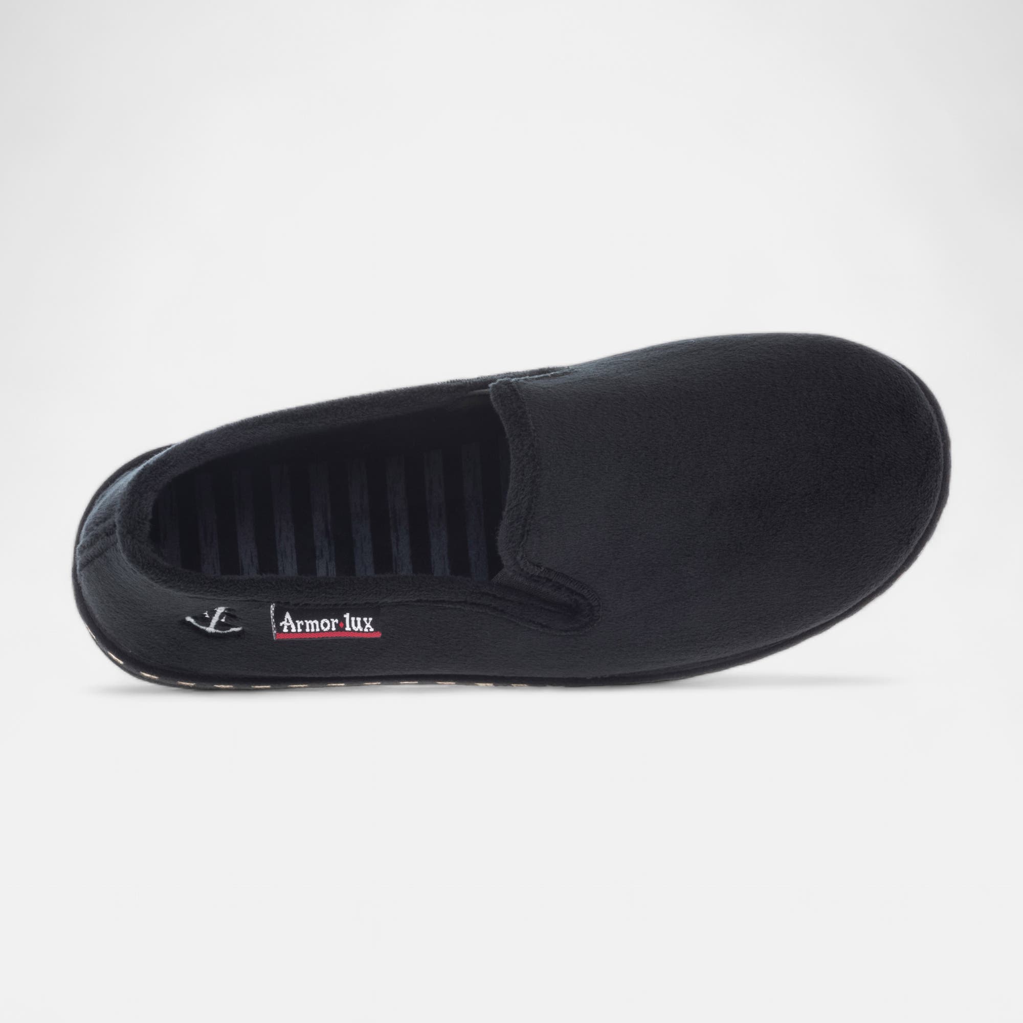 Pantoufles pieds sensibles Homme noir