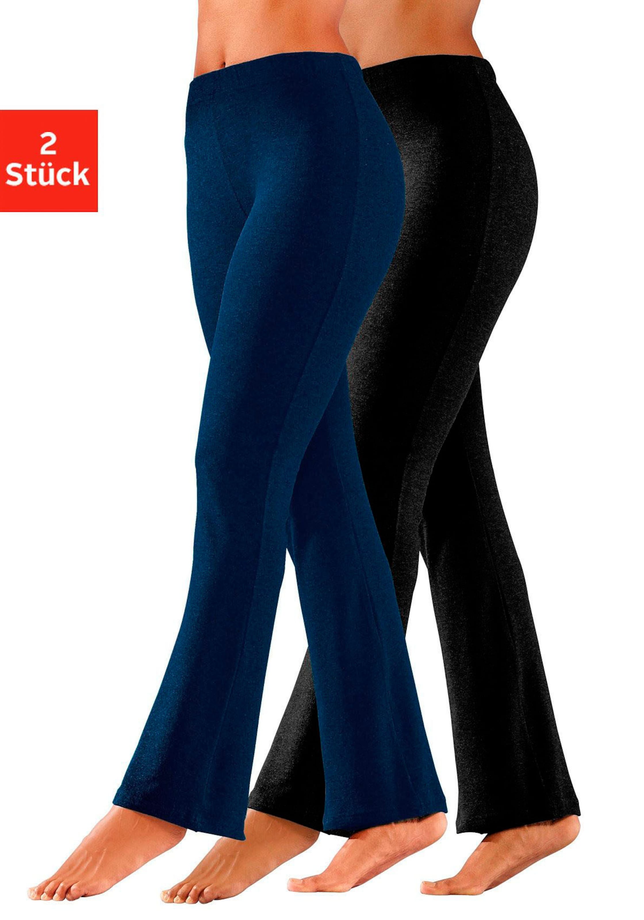 Jazzpants in 1x marine, 1x schwarz