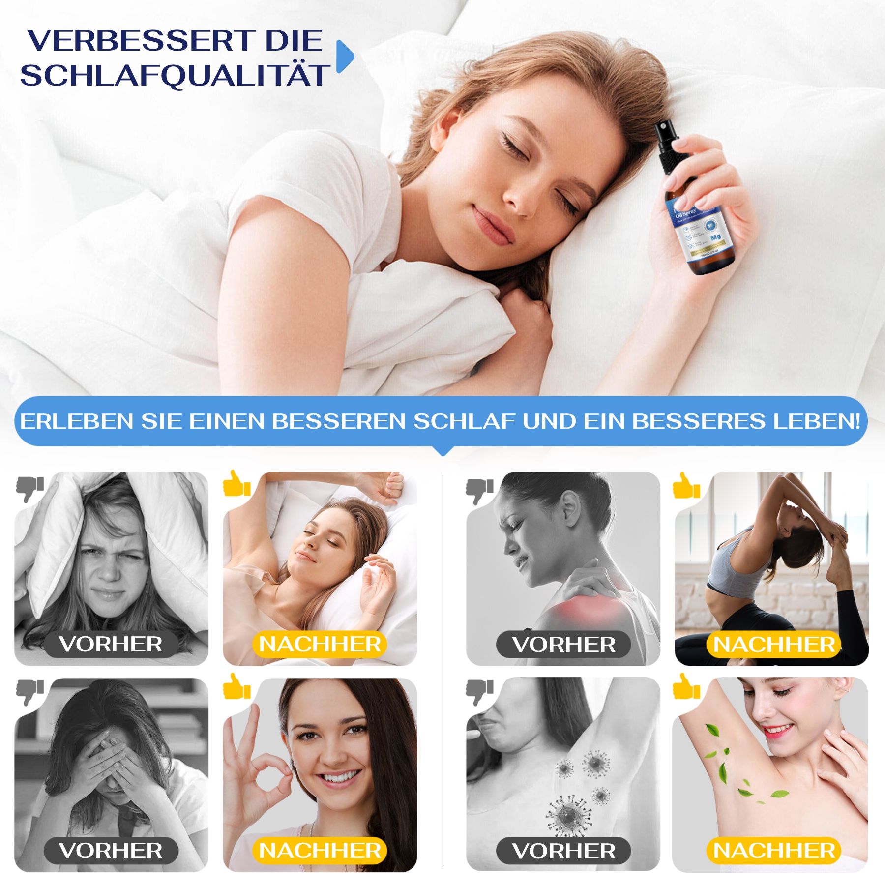 ALIVER Gesichts und Körperspray Pure Magnesiumöl