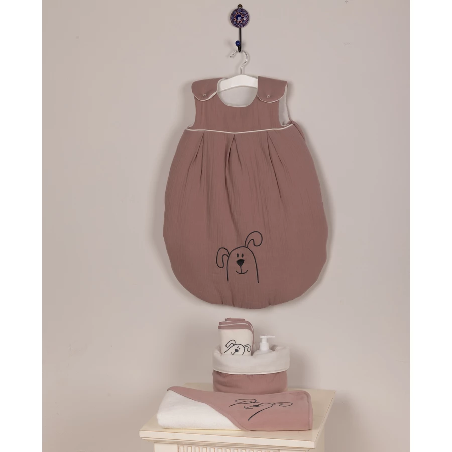 Be Be 's Collection Musselin Sommerschlafsack altrosa