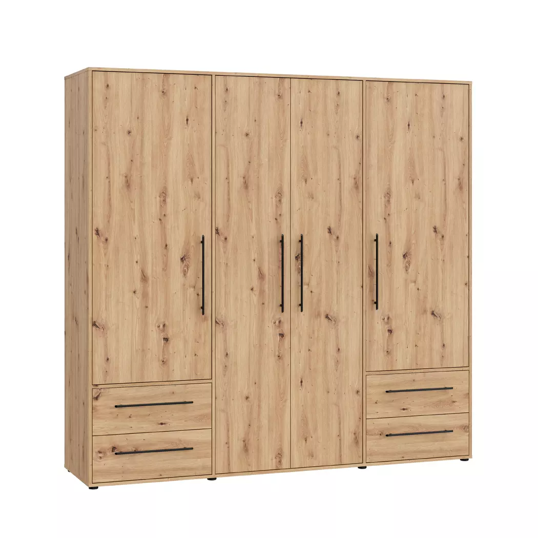Kleiderschrank Mokkaris 206 x 200 cm