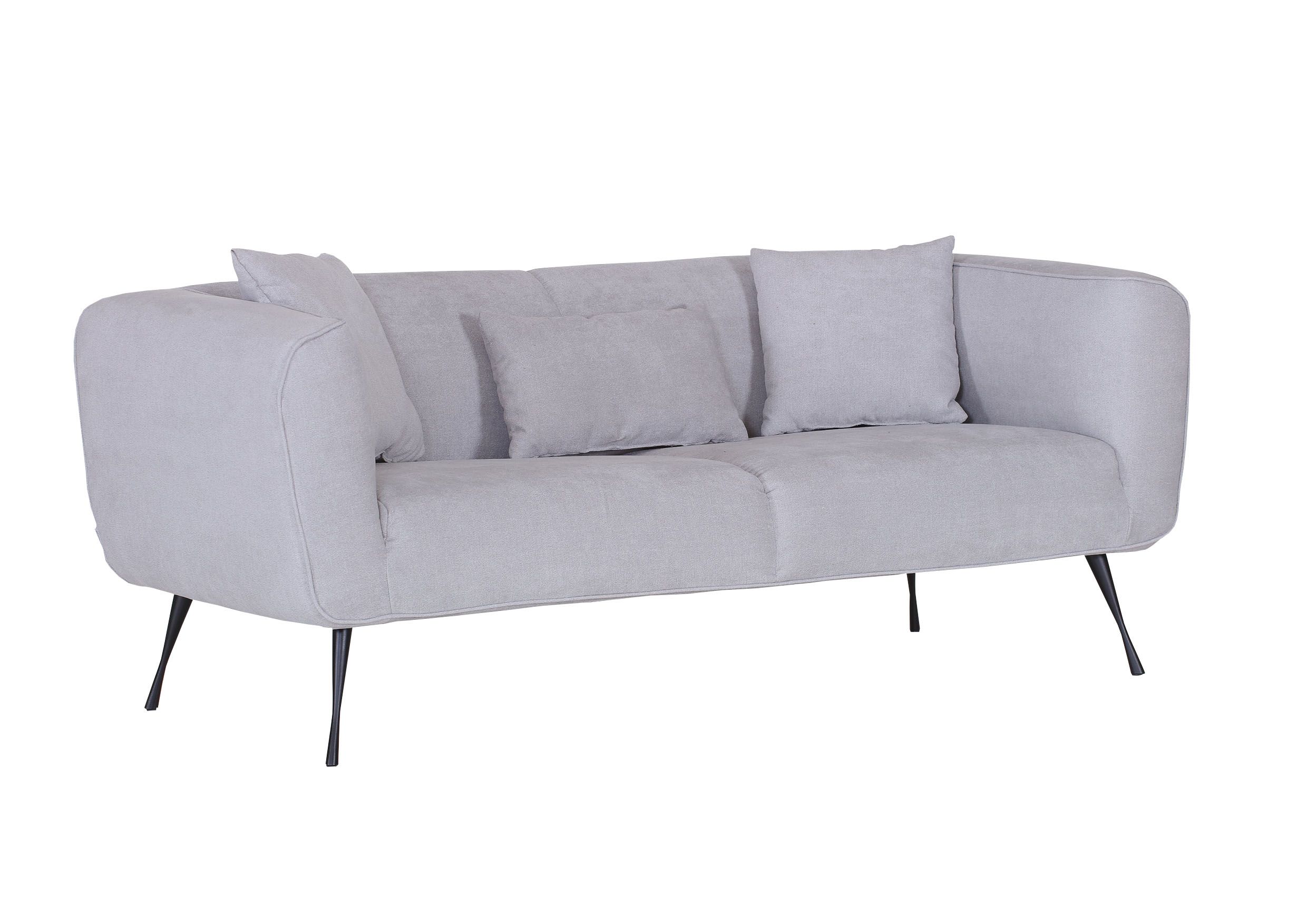 Sofa 2 Sitzer ADELMO HELLGRAU 351\/27