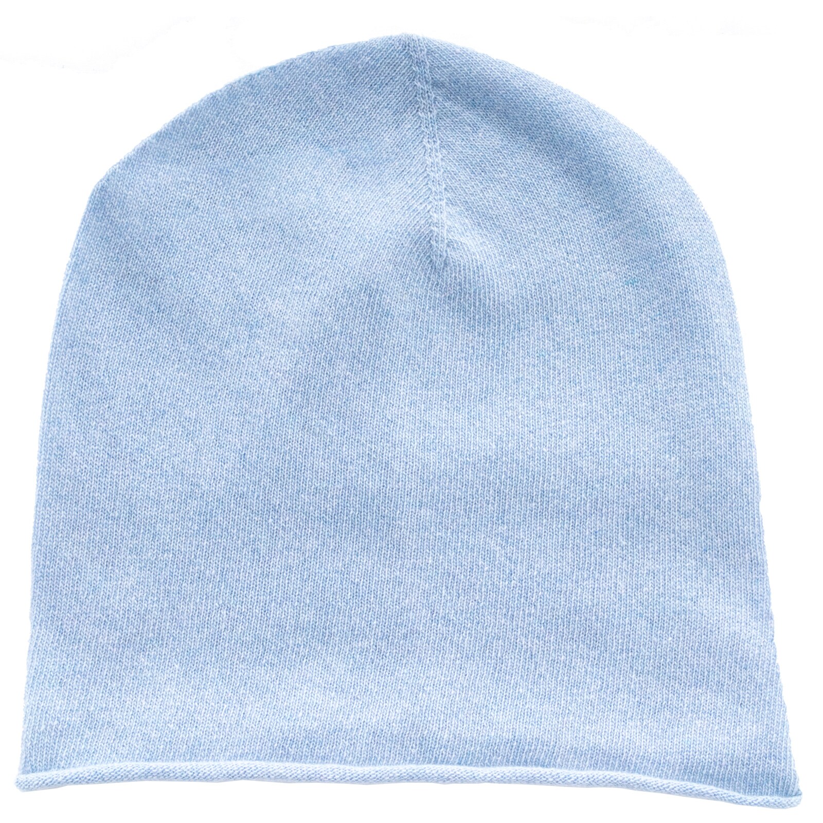 GOLDEN GOAT Strickmütze Arley Beanie Unisex Winter Mütze 100% Kaschmir Wolle Farbe: dove grey