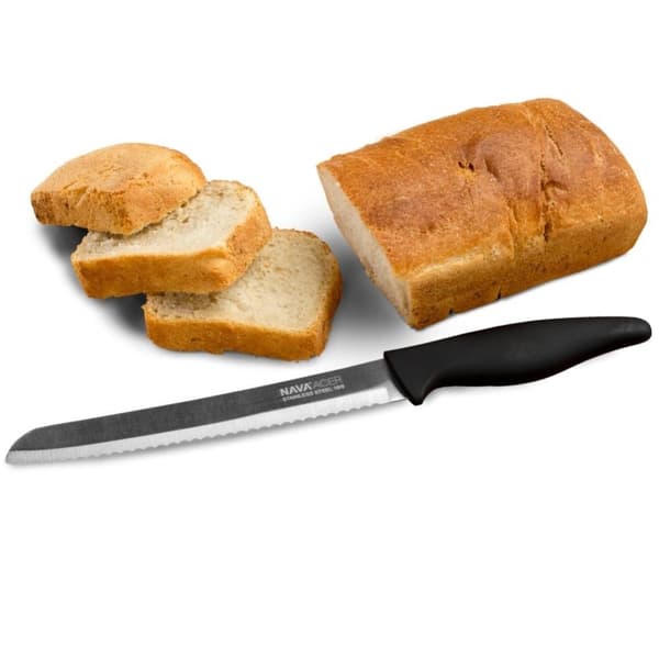 Brødkniv 20 cm med taggete blad og komfortabelt håndtak