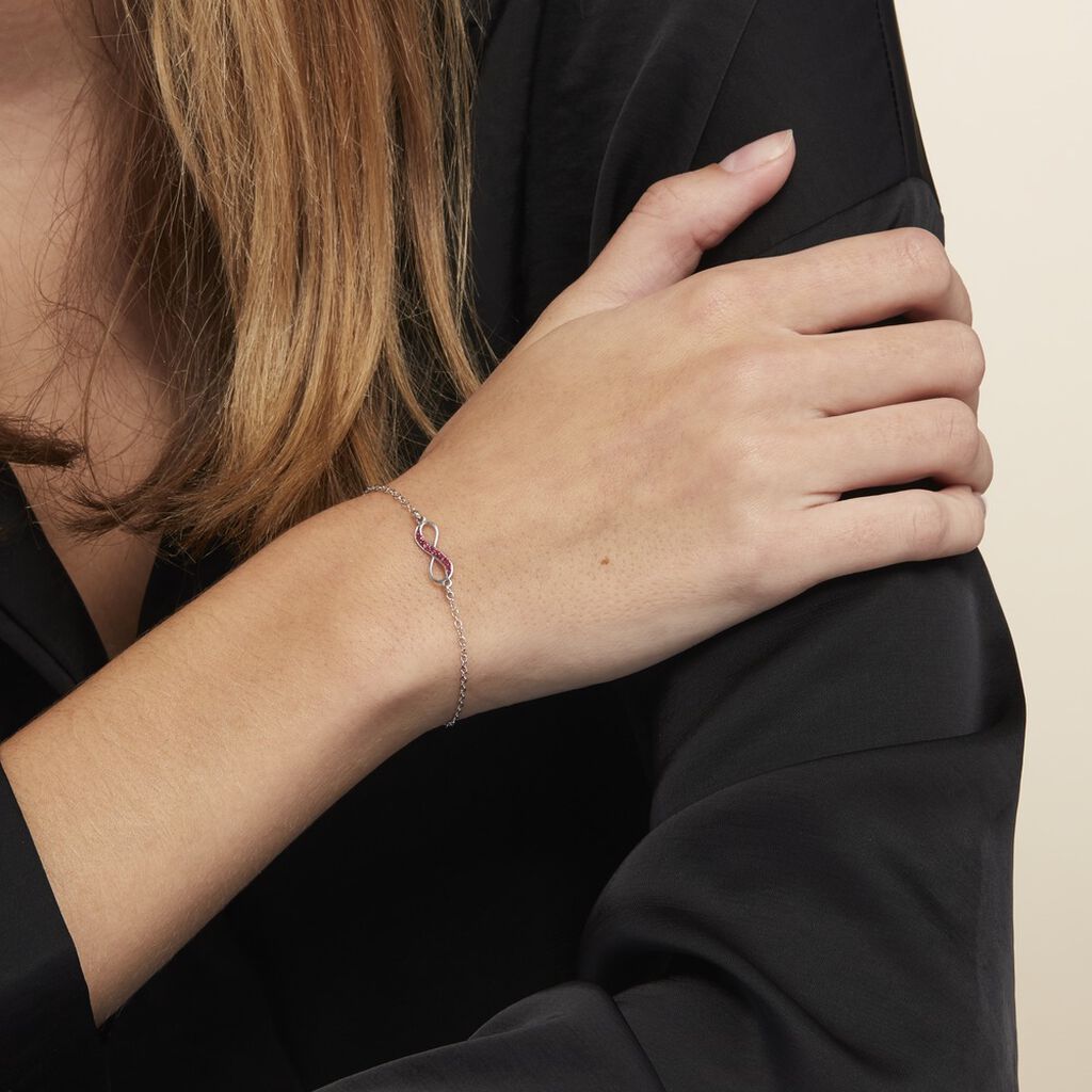 Bracelet Leevi Argent Blanc