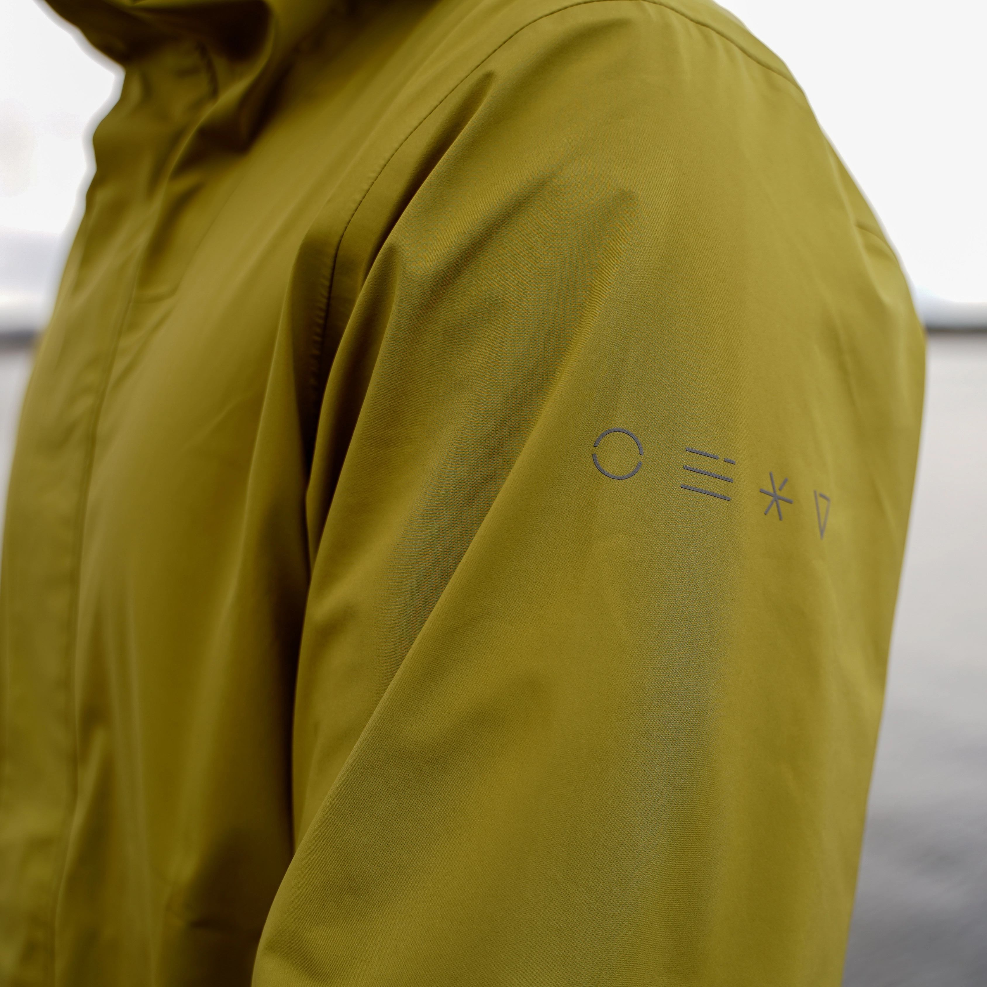 Oslo Urban Rain Shell Jacket Men Olive Green