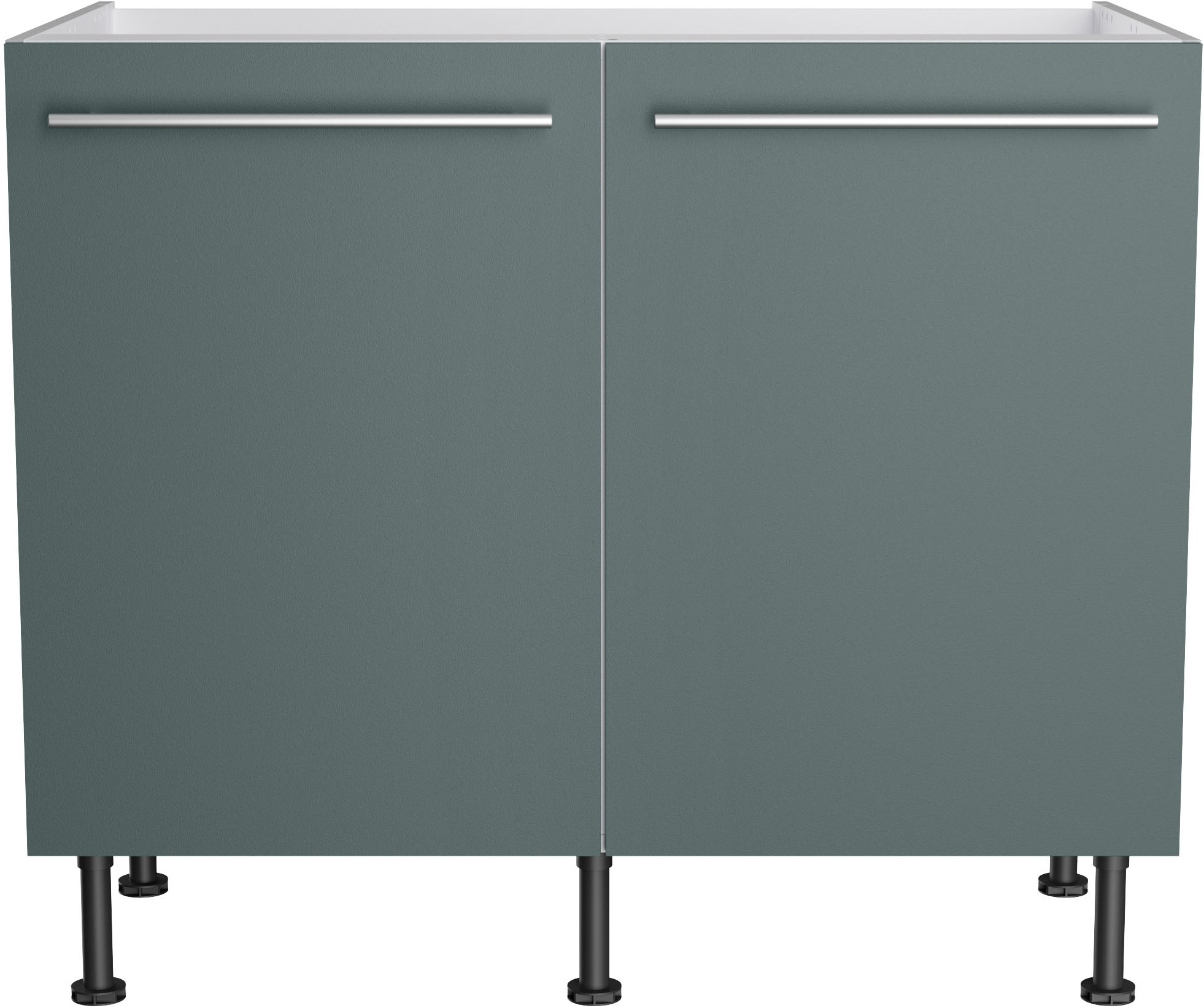 KOCHSTATION Spülenschrank »KS-Bern2« Breite 100 cm, 2 Türen