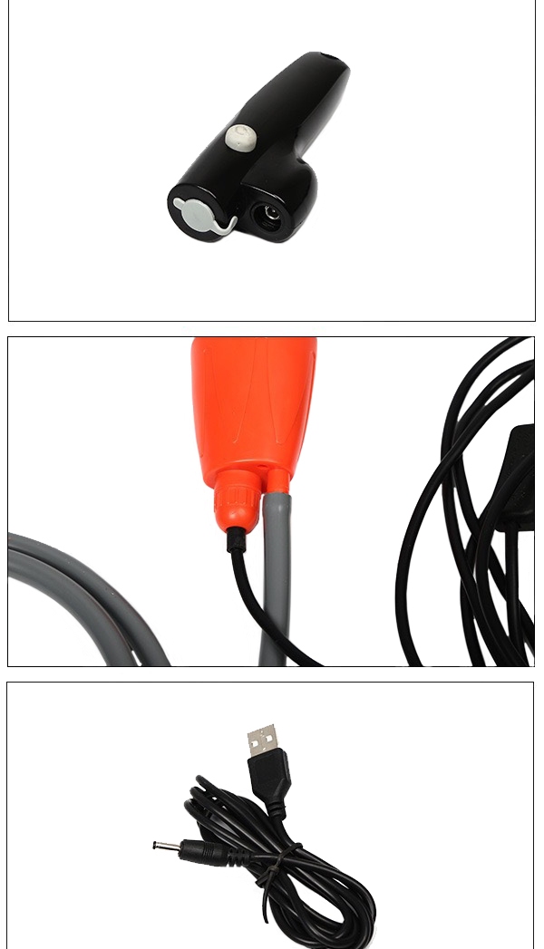 Campingdusche mit Tauchpumpe orange