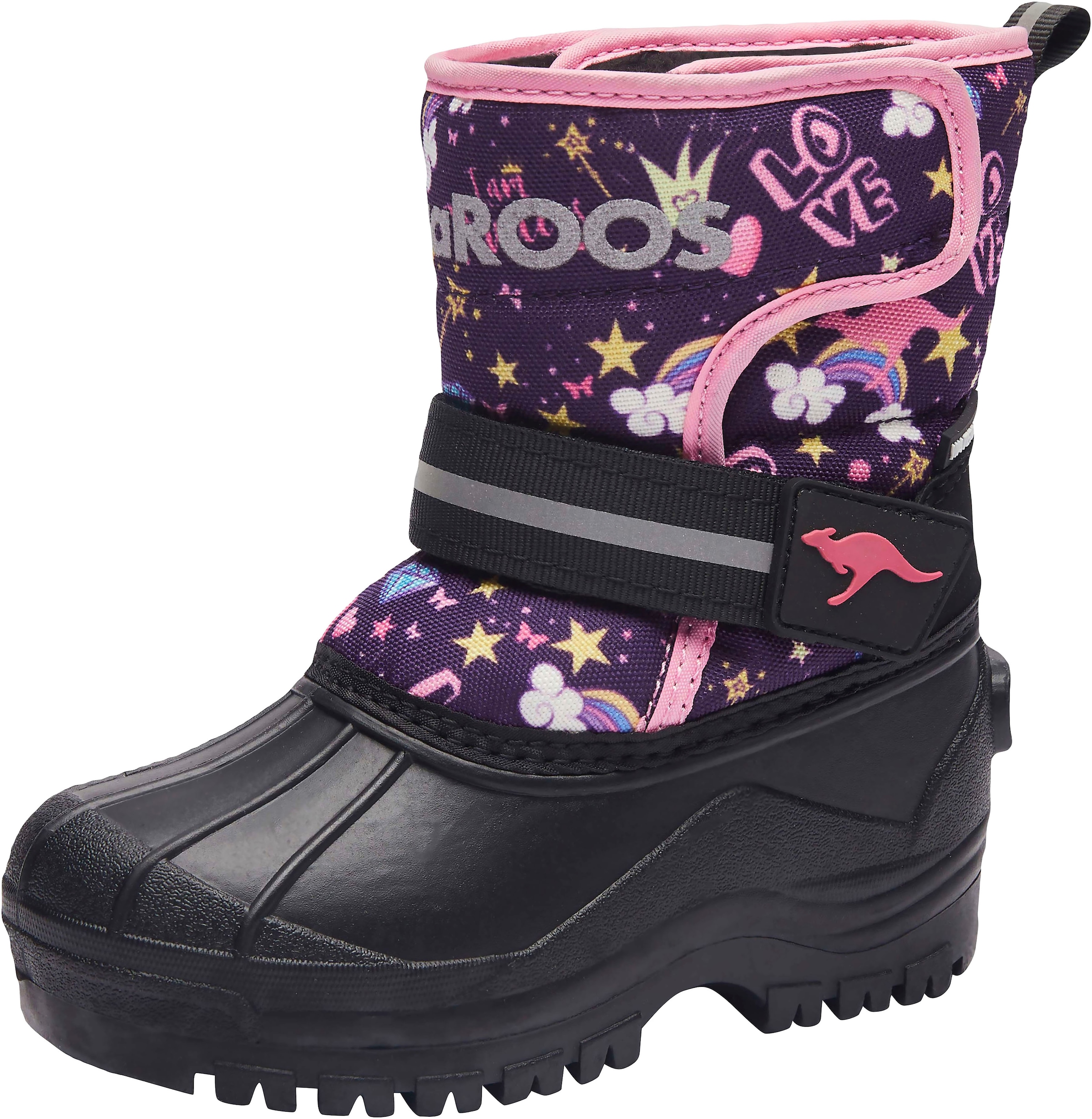 KangaROOS Winterstiefel »K-Shell II«  Snowboots, Winterboots, Winterschuhe, mit Klettverschluss