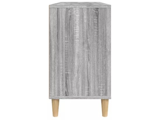 Meuble d'évier sonoma gris 80x33x60 cm bois d'ingénierie