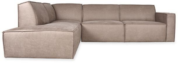 Hoekbank Taupe MB-67.003 Kay B283 x D218 x H80 cm