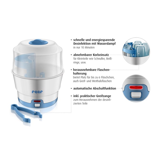 VapoMat Vaporisator - Desinfektionsgerät für Babyflaschen