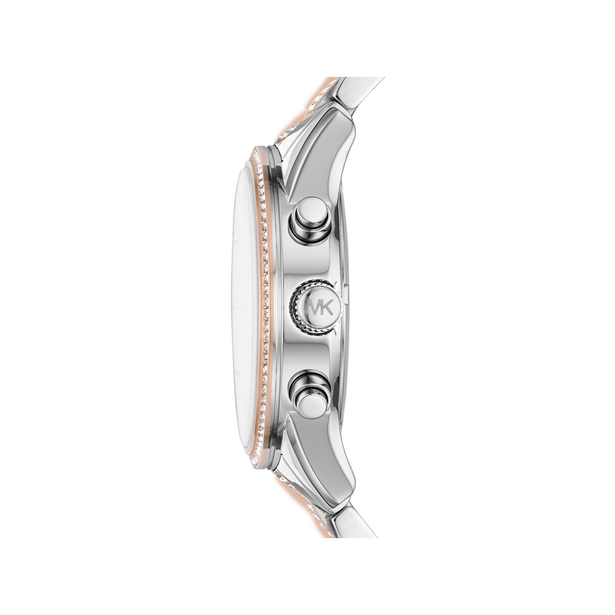 Montre MICHAEL KORS femme bracelet acier  bicolore rose