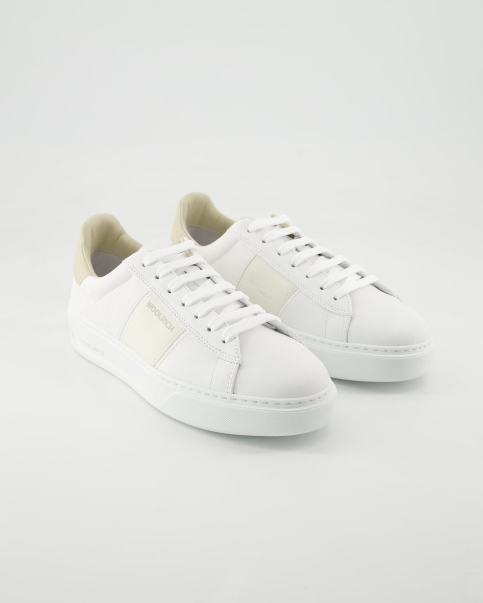 Woolrich Classic Court Sneaker in Weiß