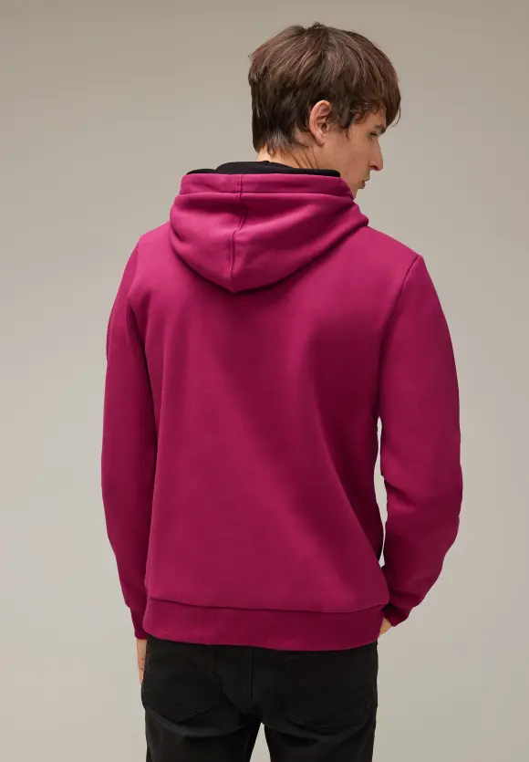 Printmix Sweatshirt - sangria red