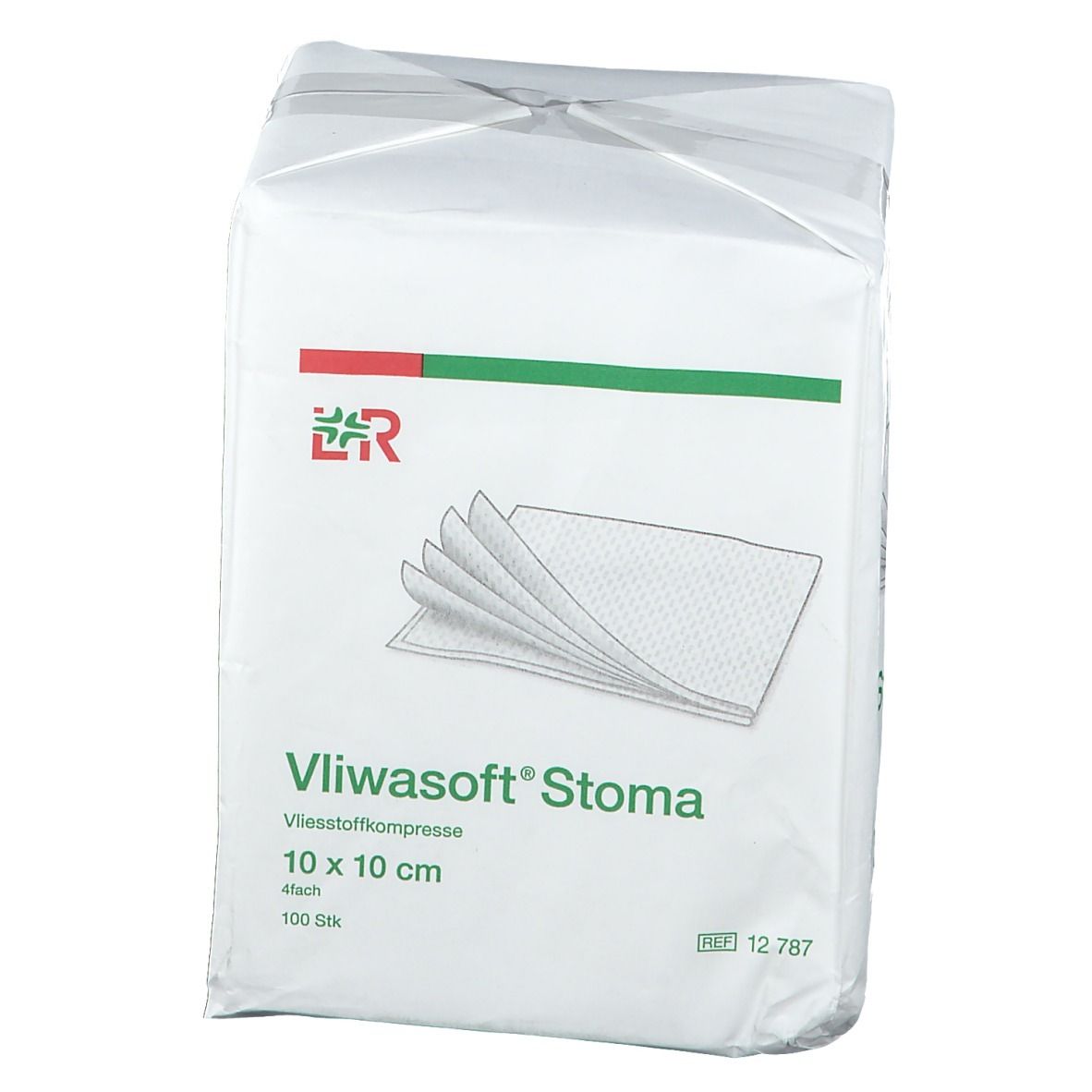 Vliwasoft® Stoma 10 cm x 10 cm 4lagig