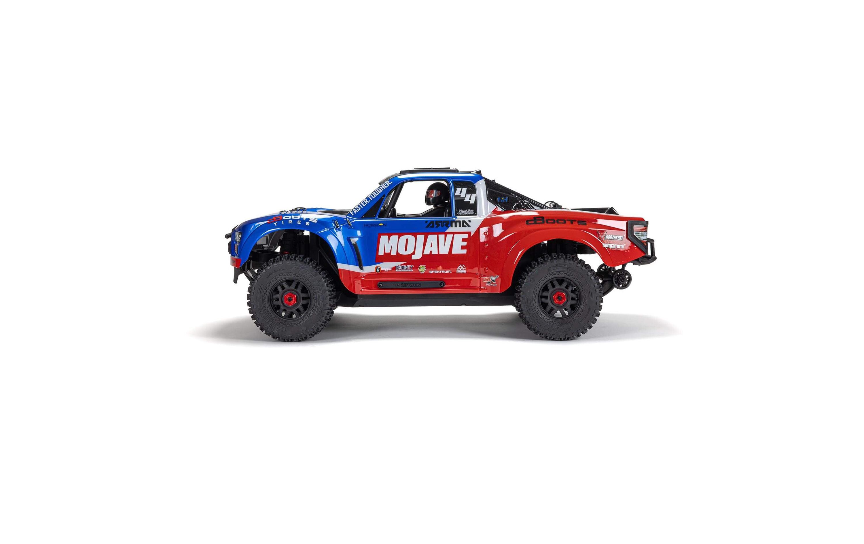 Short Course Truck Mojave 4x4 4S BLX Blau, ARTR, 1:8<br>4WD Desert Truck mit starkem 4S Brushless Antrieb