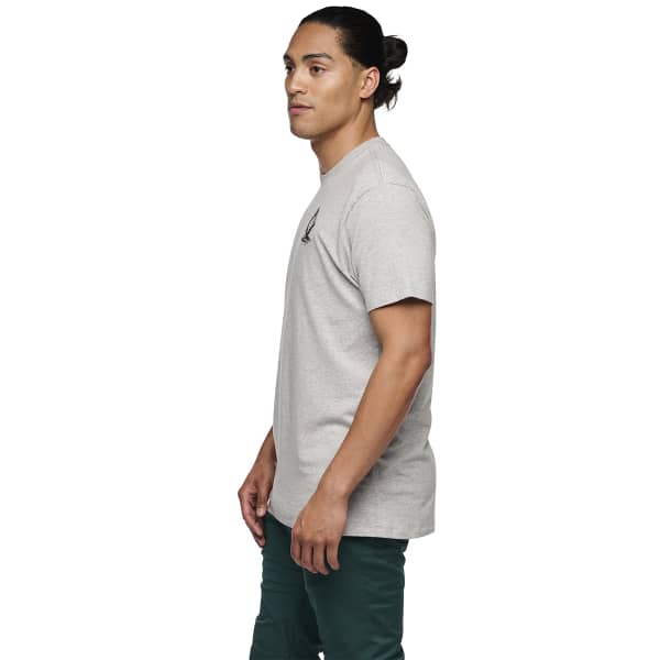 T-shirt escalade BLACK DIAMOND BOULDER SS TEE NICKEL HEATHER