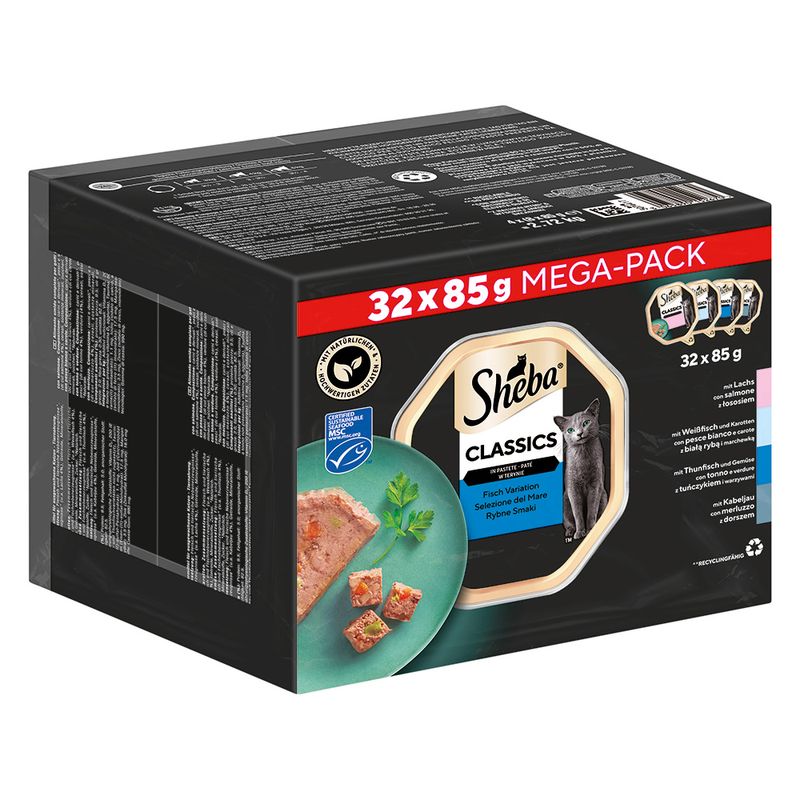 Lot mixte Sheba 32 x 85 g