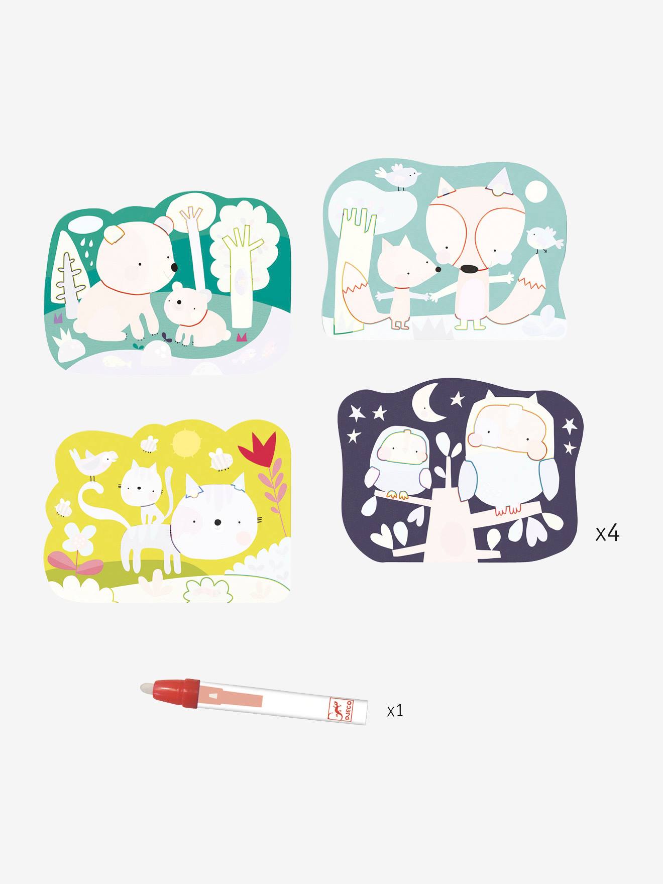 Páginas mágicas para colorir