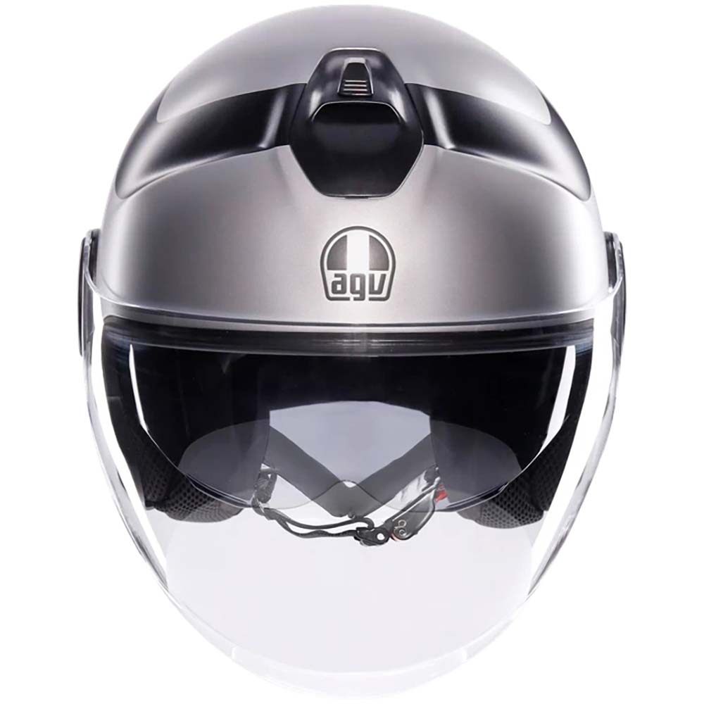 AGV - Casque Eteres Rimini Gris / Noir / Mat