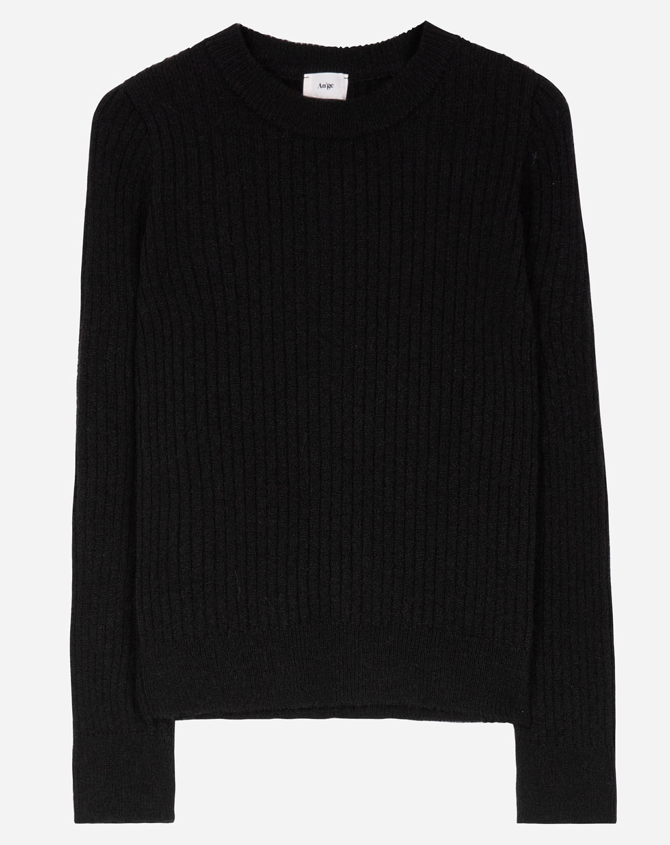 An'ge Pull Emma en Maille mélangée noir