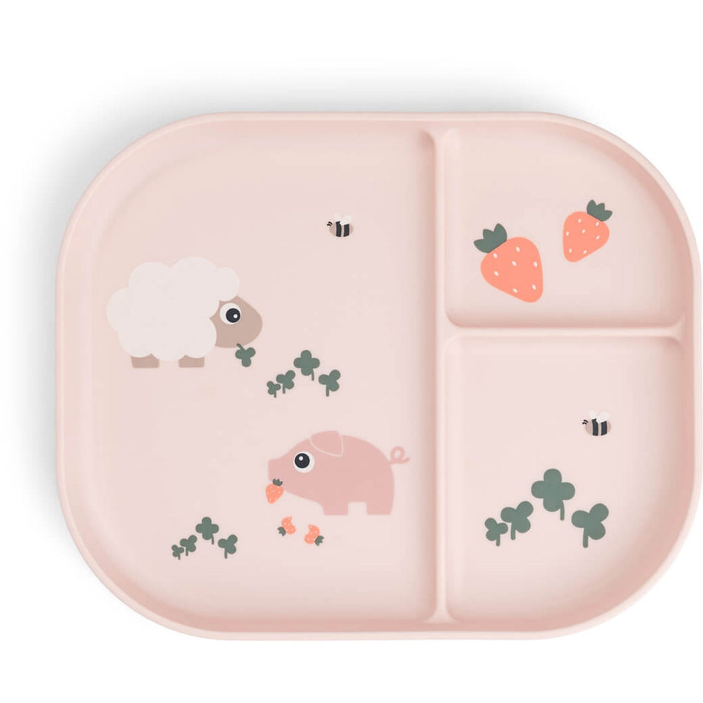 Køb DonebyDeer Pudder Foodie inddelt Tallerken Tiny farm