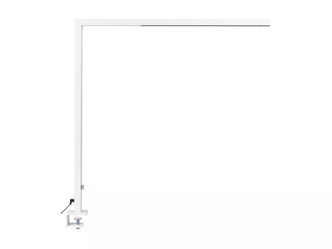 Lampe de bureau LED à pince VOLANS Avec variateur Métal Blanc