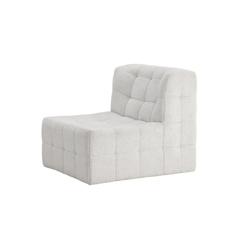 Fauteuil Beige Stof - 80x87x73cm - Malou
