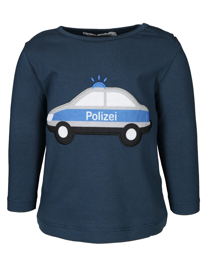 Langarmshirt POLIZEI TATÜ-TATA in dunkelblau