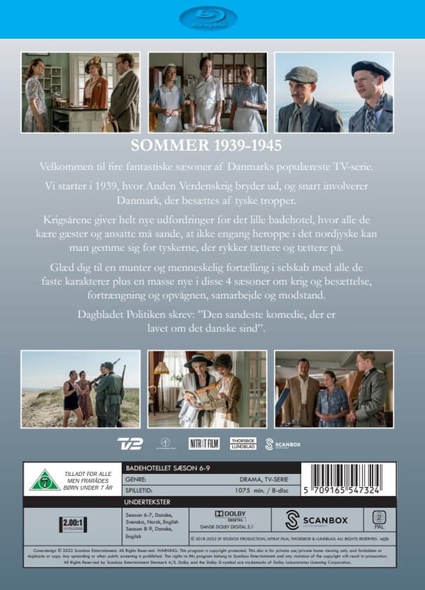 Badehotellet - Sesong 6-9 (Blu-ray)