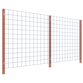Gaas startpakket tuinhek hardhout 180 x 180 cm