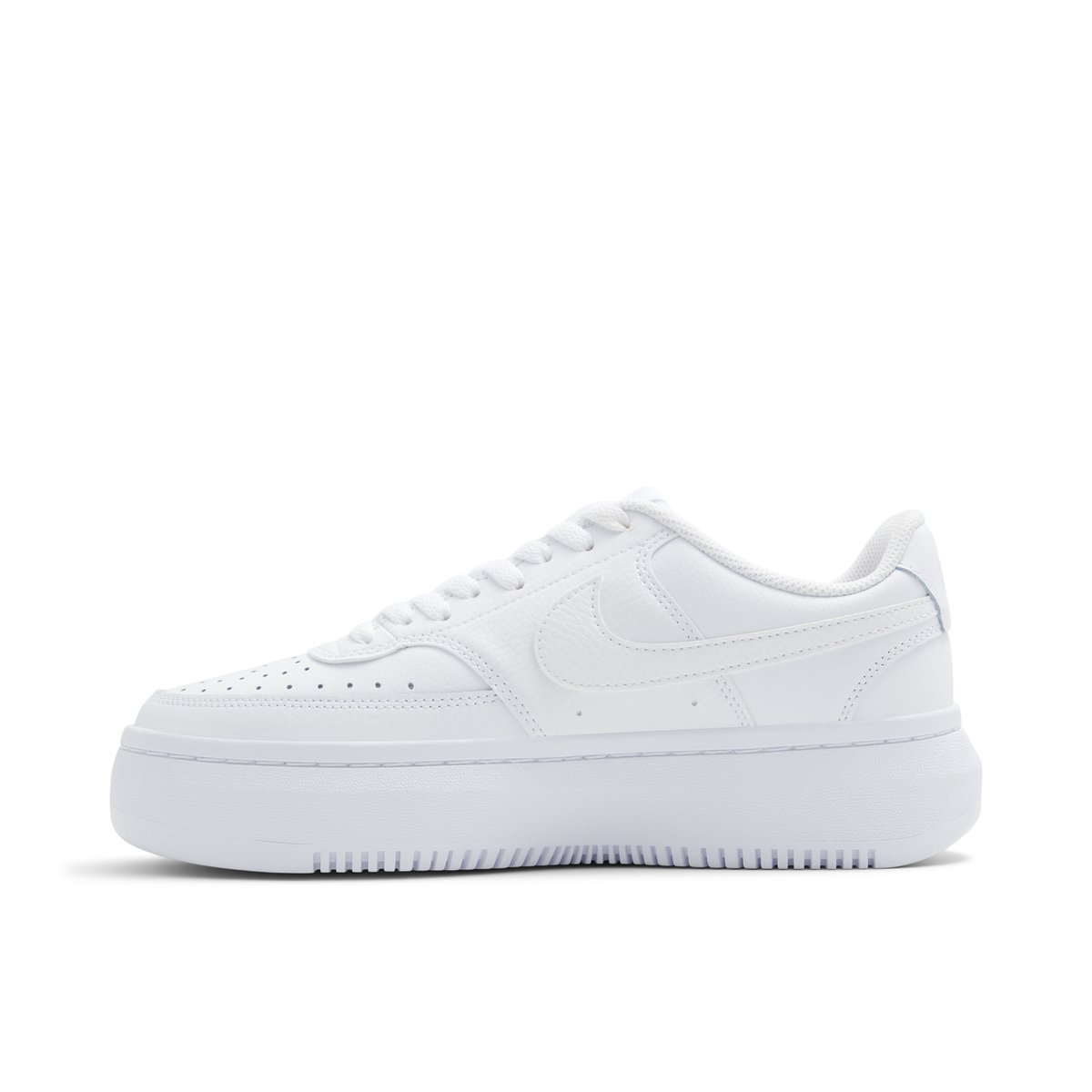 NIKE-Court vsn al-Baskets - Talon plat - Blanc
