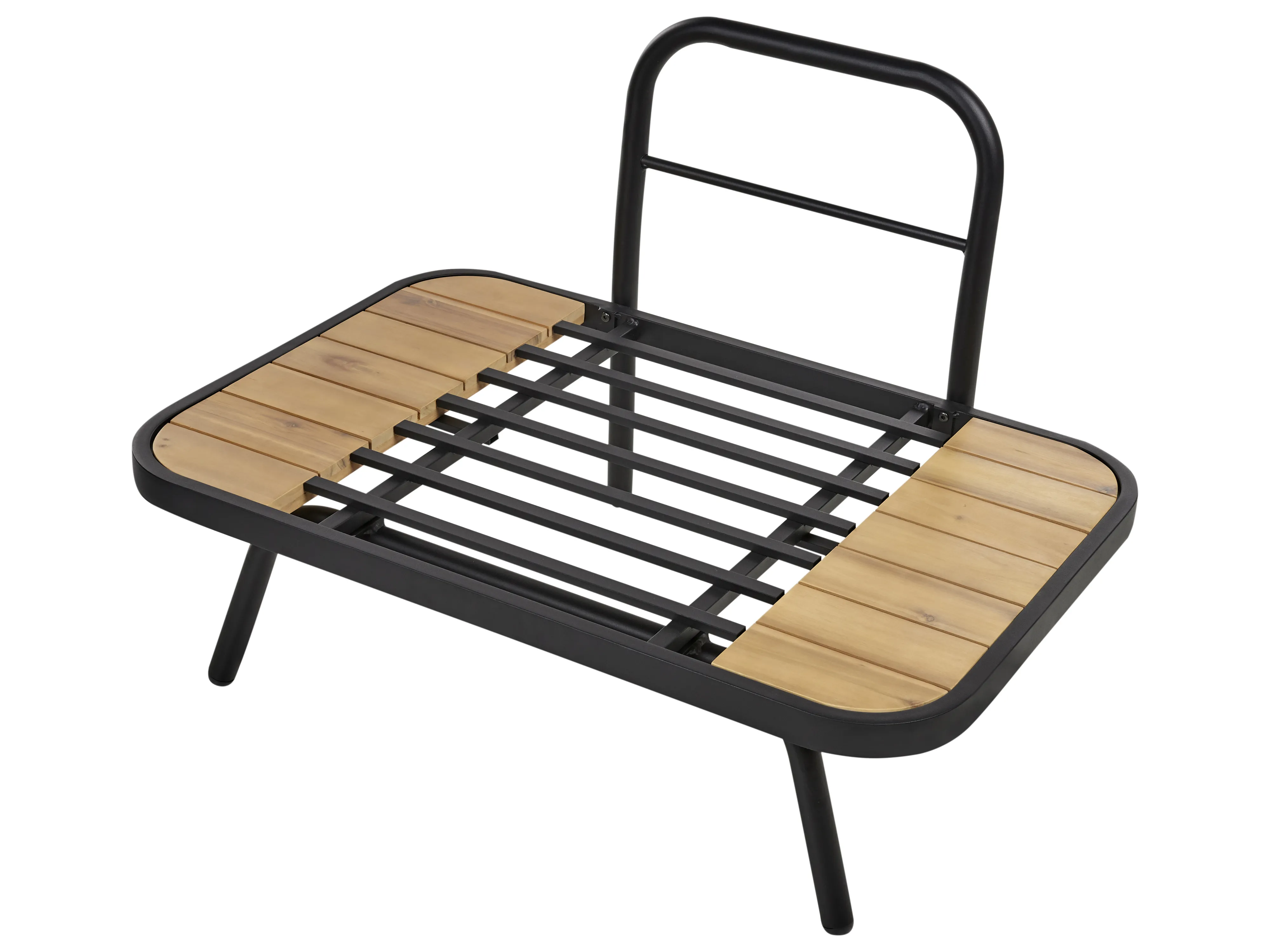 Loungeset met tafel 4-zits MINOZZO Gecertificeerd acaciahout Olijfgroen
