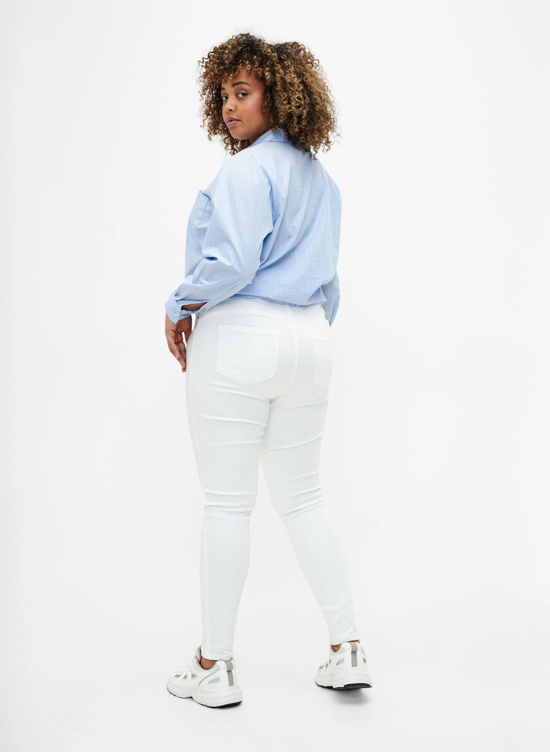 Jeggings med høj talje