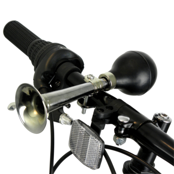 Dresco fietstoeter chroom