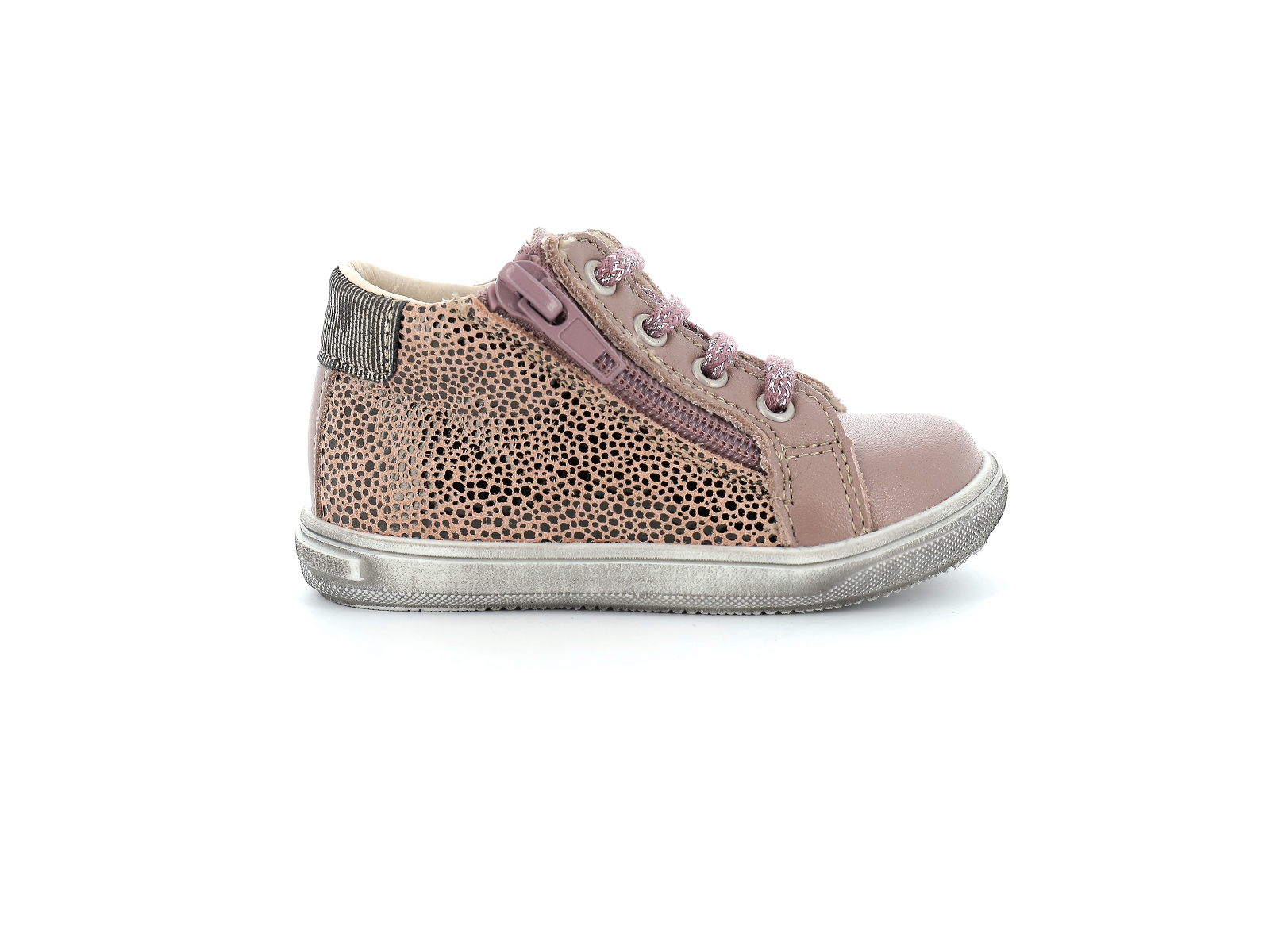 Bopy-RIDAZIP Cuir Vieux Rose