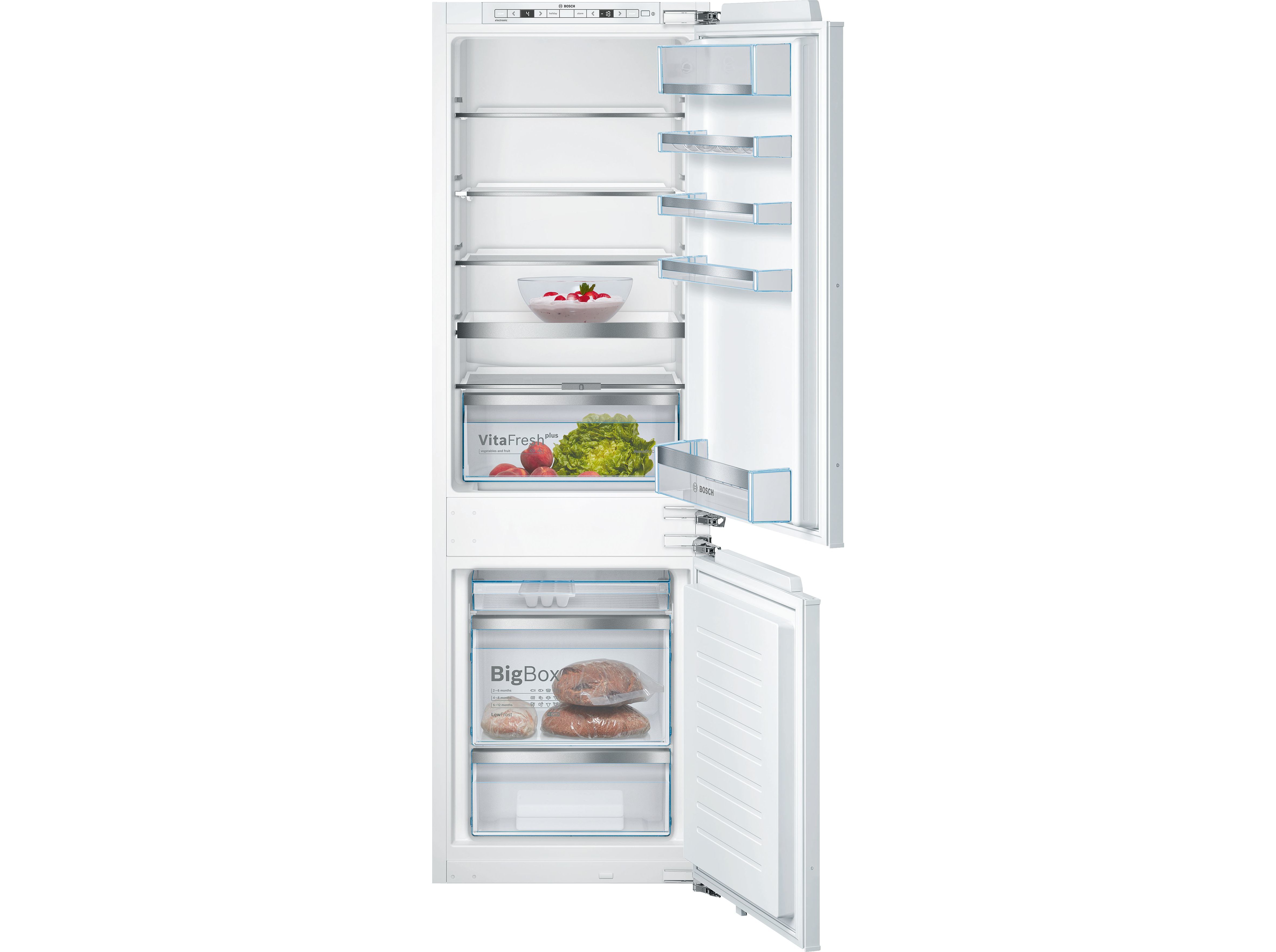 COMBINADO ENCASTRE BOSCH KIS86AFE0 INOX E 266LT LOW FROST