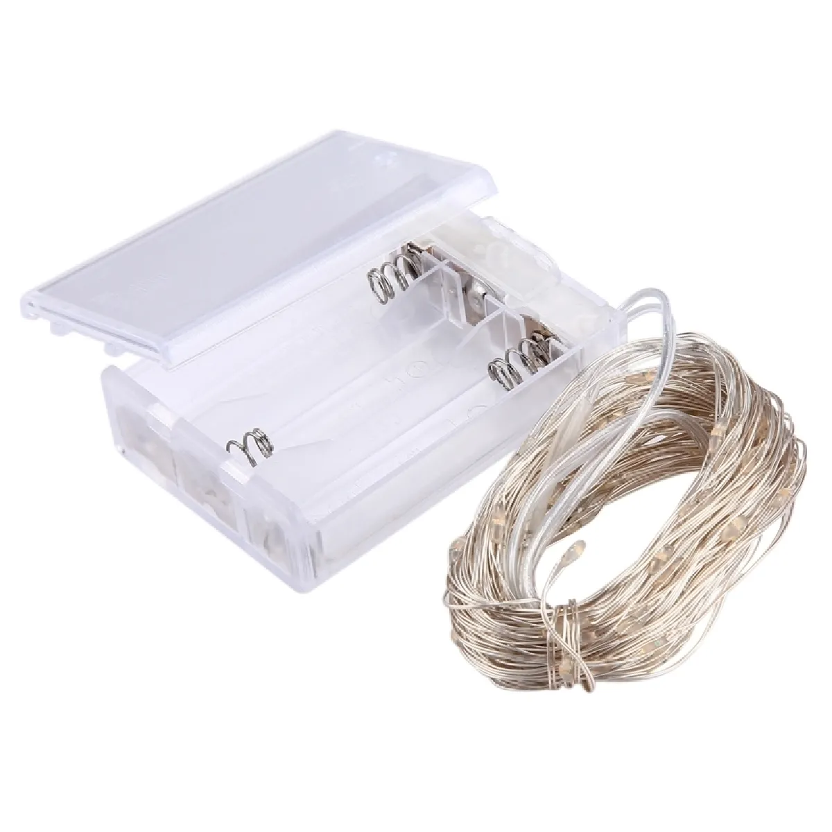 Wewoo Guirlande LED Argent - 10m 100 LEDs