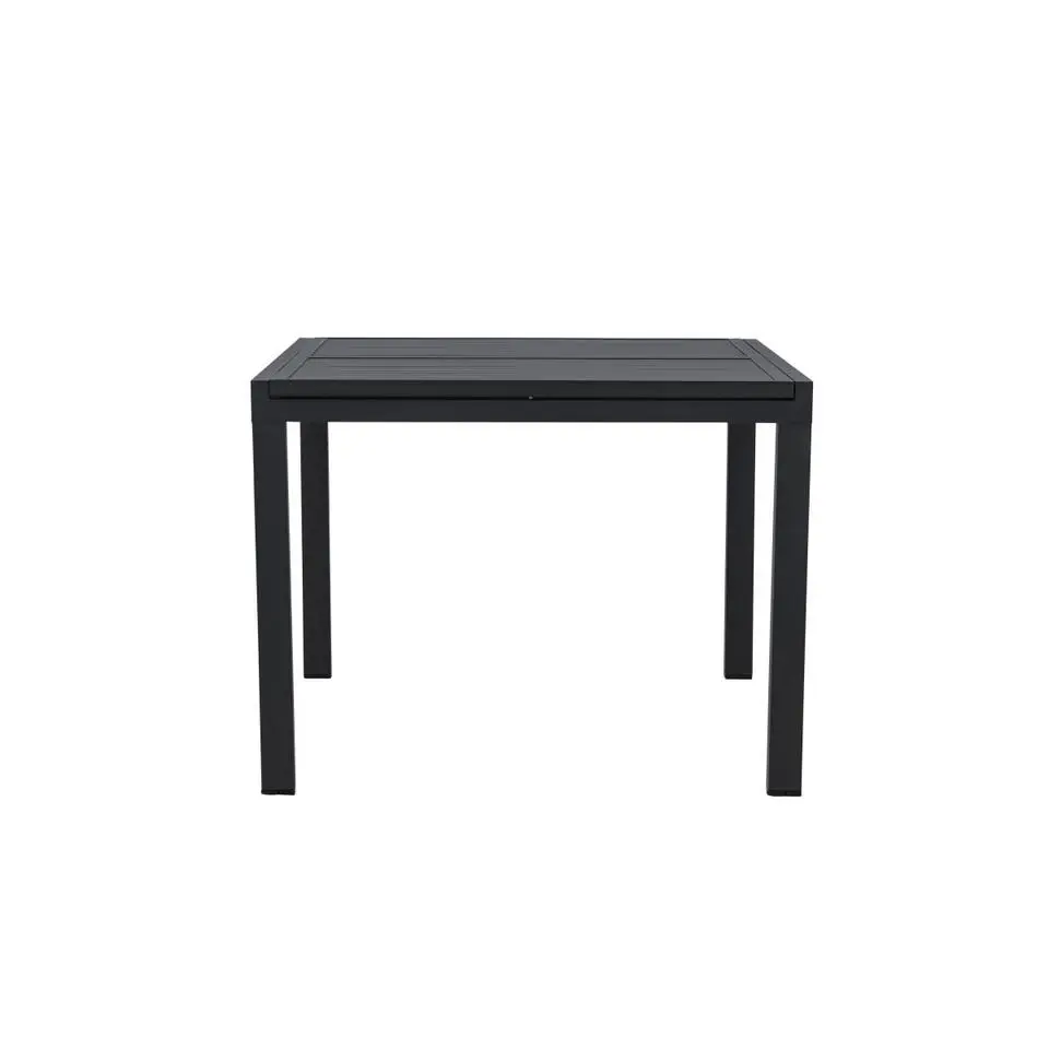 Svea - Pavel tuintafel uitschuifbaar - 160/240 x 100x75 cm - zwart