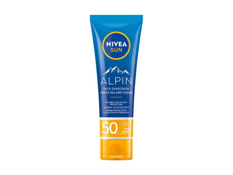 NIVEA SUN Sonnencreme Sun Alpin LSF 50 50 ml Feuchtigkeitsspendende Sonnenpflege