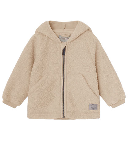 Mini A Ture Fleecejacke - Teddy - MatLiff - Sesam