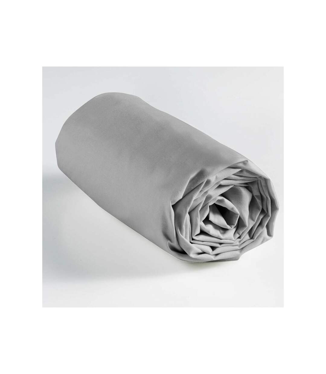 Drap Housse Lina 90x190cm Gris Galet
