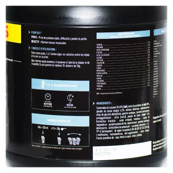 Eafit Milk & Egg 95 Micellaire Goût Chocolat 750g