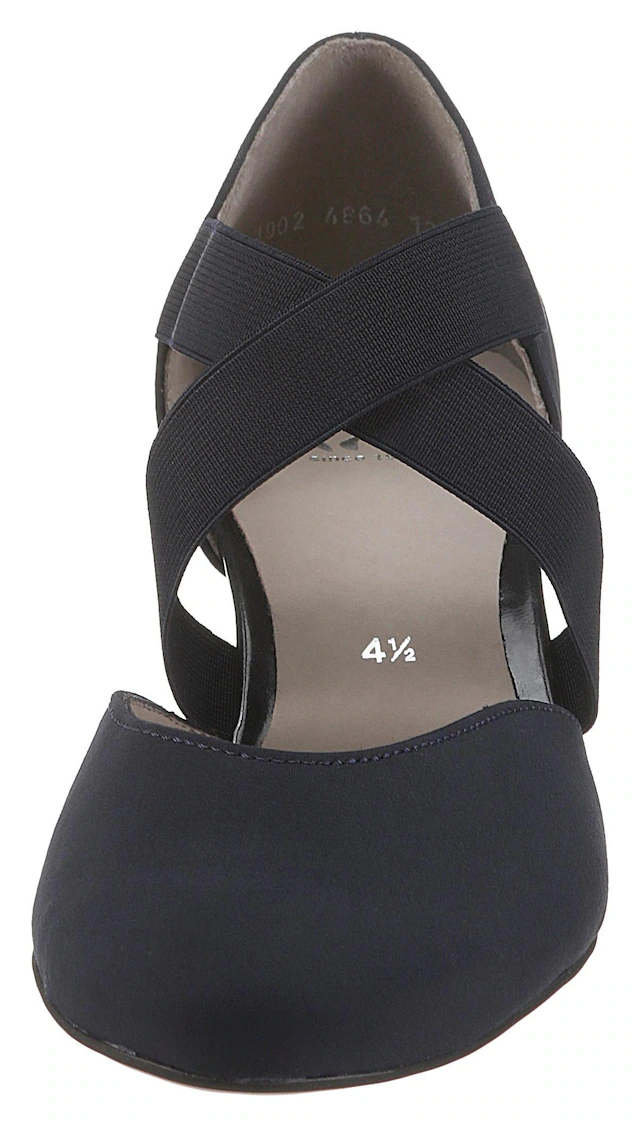 Ara Spangenpumps »TOULOUSE«  , Abendschuh, Festtagsschuh, Trichterabsatzmit elastischen Riemchen