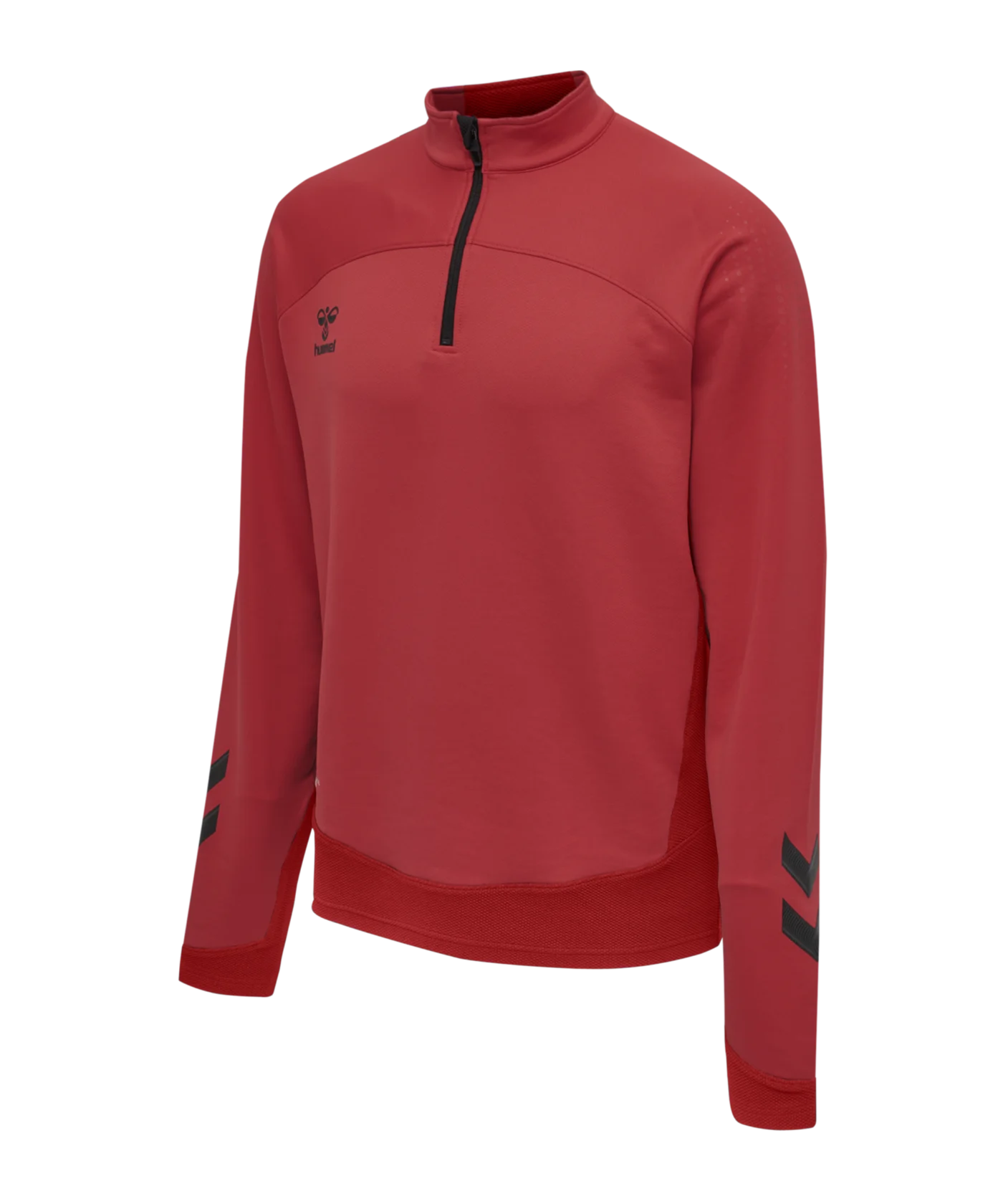 Hummel hmlLEAD HalfZip Sweatshirt Rot F3062