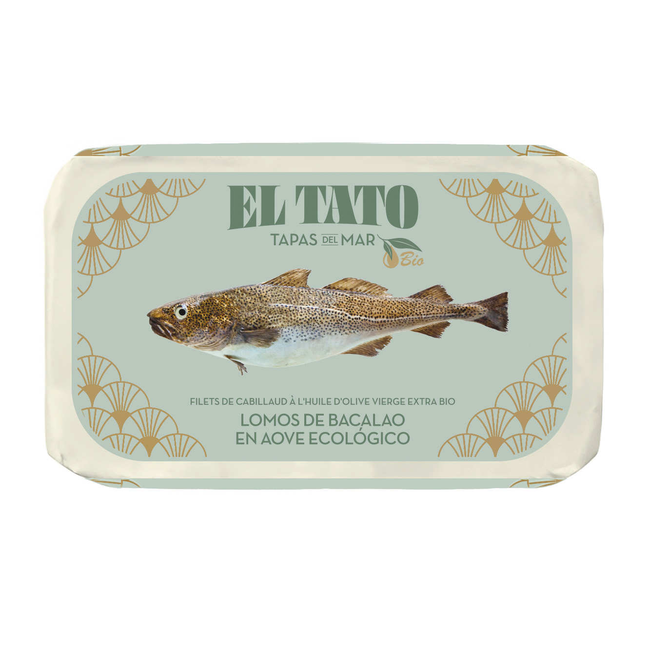 Filets de cabillaud à l'huile d'olive vierge extra bio