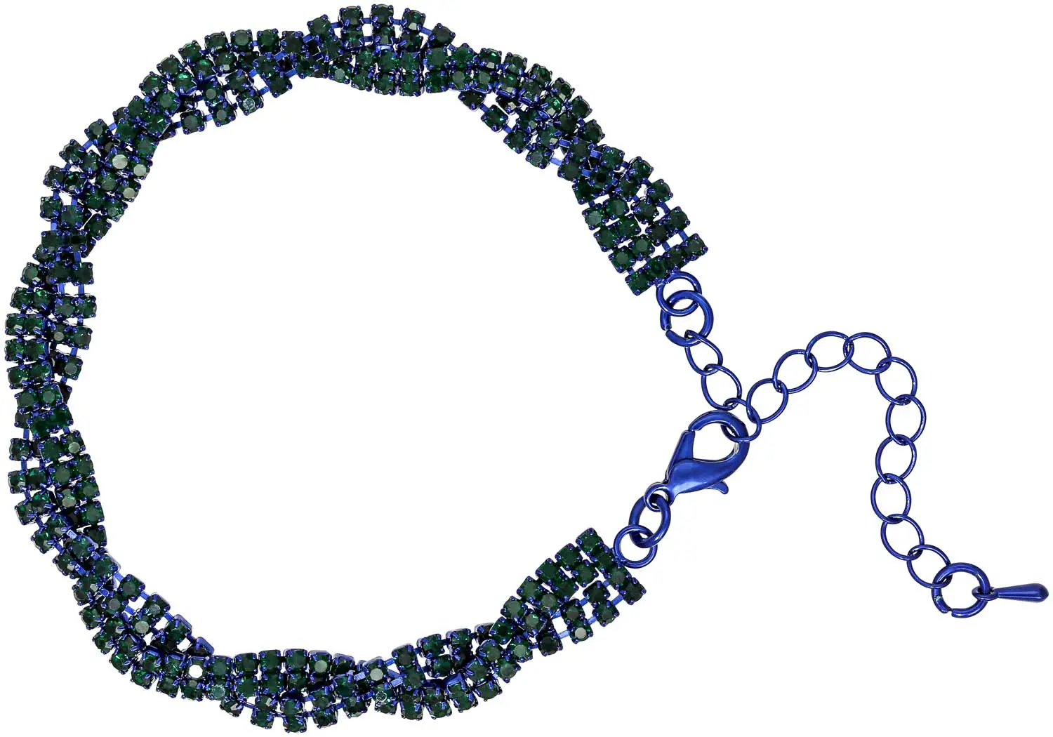 Armband - Crossed Green